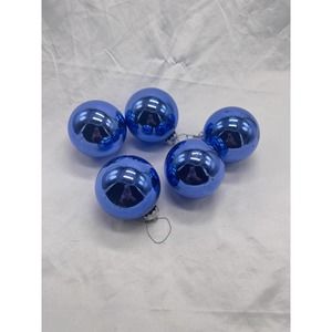 VTG set of 5 CBK glass ornaments